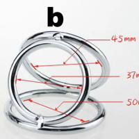 Cockring en me tal triple