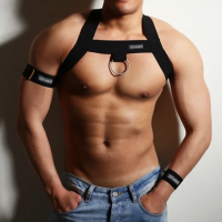 Harnais elasthanne noir