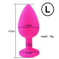 Plug poire anale l